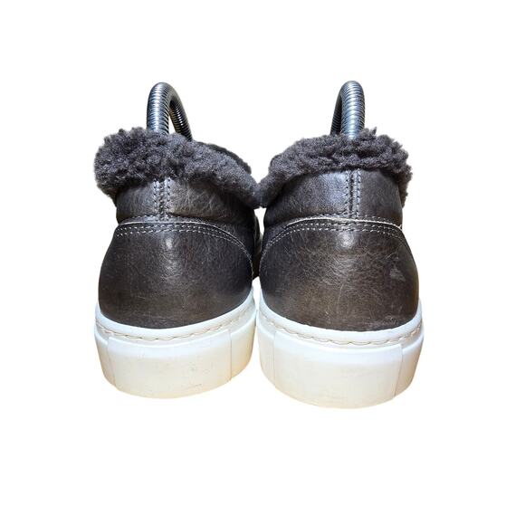 M. Gemi The Cerchio Sherling Slip On Shoes Gray Womens 9.5 EU 40 Made in Italy - Picture 5 of 7